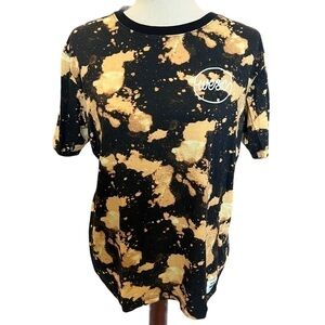 WESC Max Bleached T Shirt Mens Medium Unisex Grunge Skate Streetwear Art Cotton